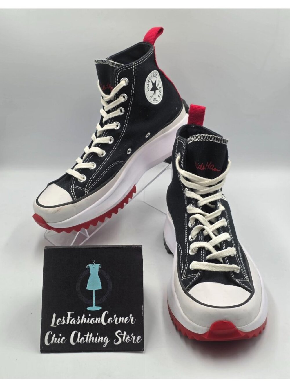 Keith Haring X Converse Men's Run Star High-Top Platform Sneaker Size 8.5 3802